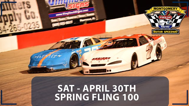 Replay - Spring Fling 100 at Montgome...
