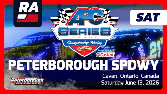 REPLAY - APC Series Late Models at Pe...