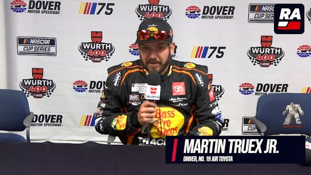Martin Truex Jr. Dover Post-Race Pres...