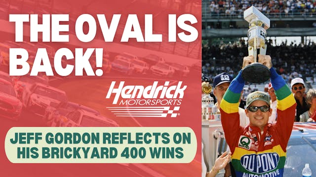 THE OVAL IS BACK! | Jeff Gordon Refle...