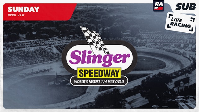 REPLAY - ASA Midwest Tour at Slinger Speedway (WI) - 4.21.24
