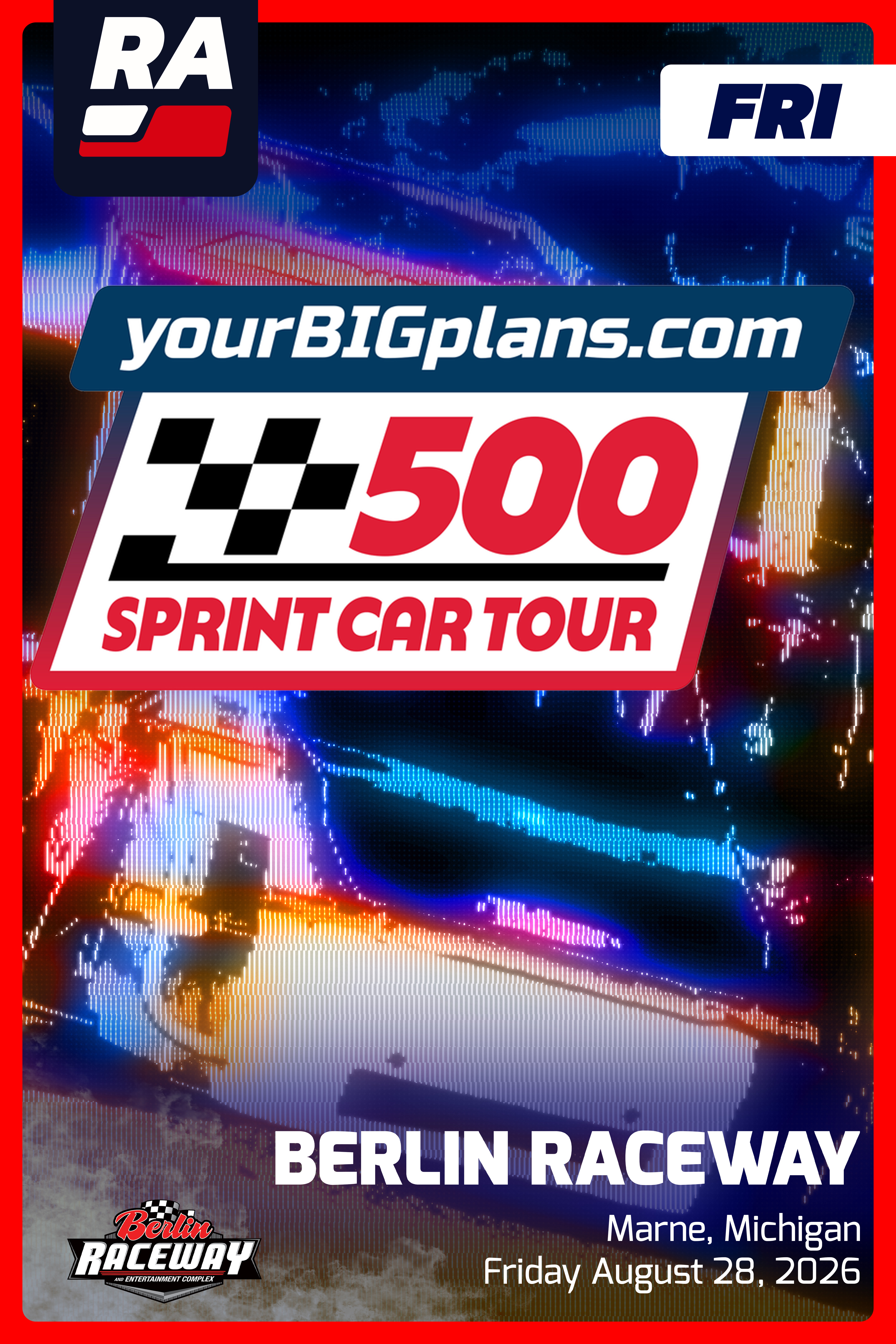 SUB 8.28.26 - 500 Sprint Car Tour at Berlin (MI)