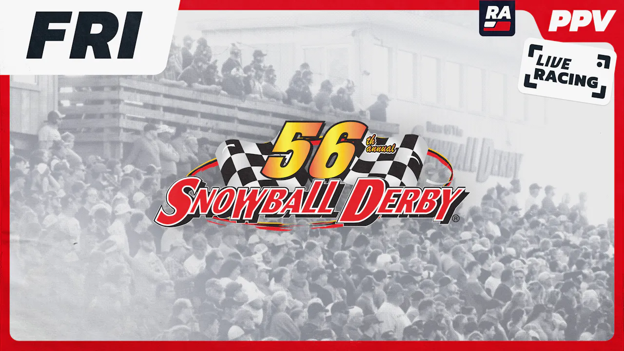 Snowball Racing Lettering Replay - Snowball Derby Pole Night at 5 Flags (FL) - 12.1.23 - Part 2 ...
