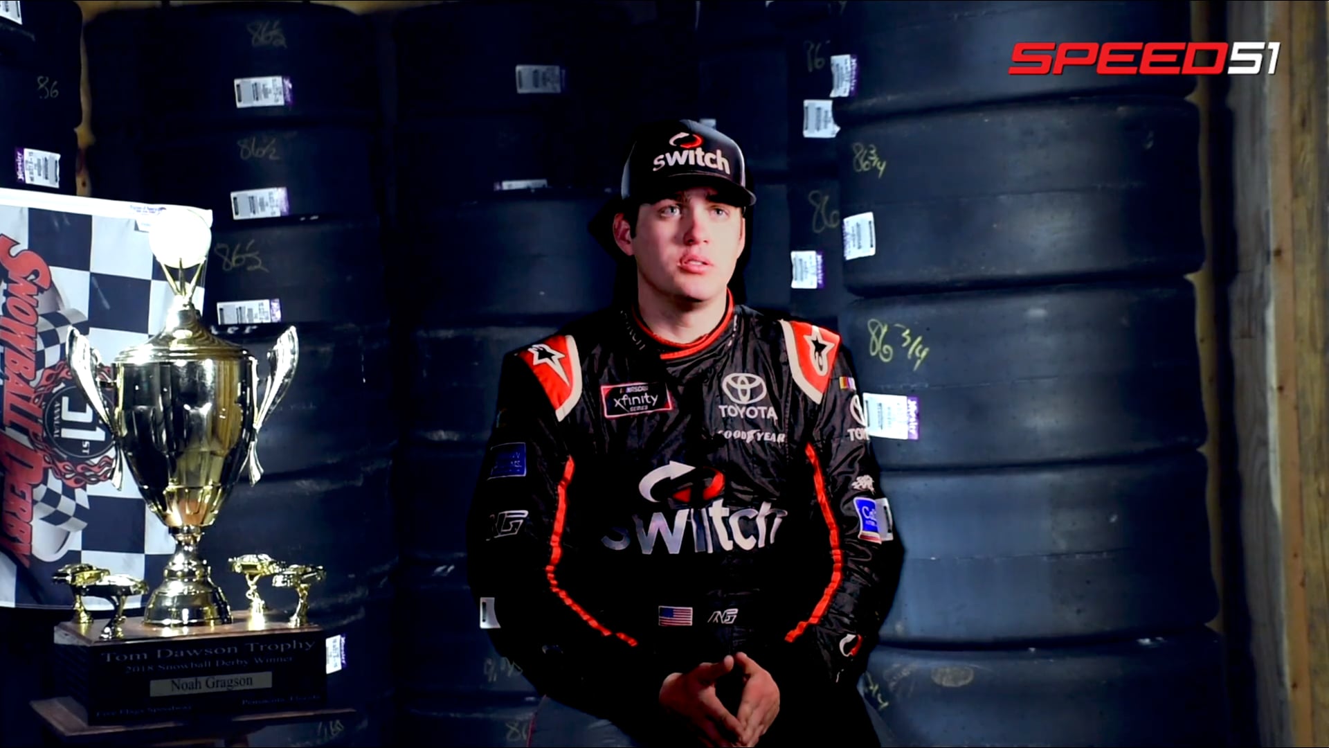 Snowball Derby Tire Barn Interview w/ Noah Gragson - Dec. 2018 
