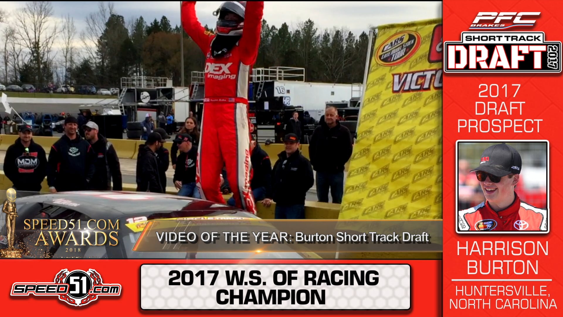 2018 Speed51 Awards - VOTY  #7 - Burton Short Track Draft