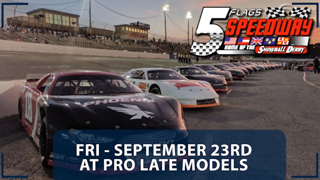 Replay - Allen Turner Pro Late Models at 5 Flags - 9.23.22