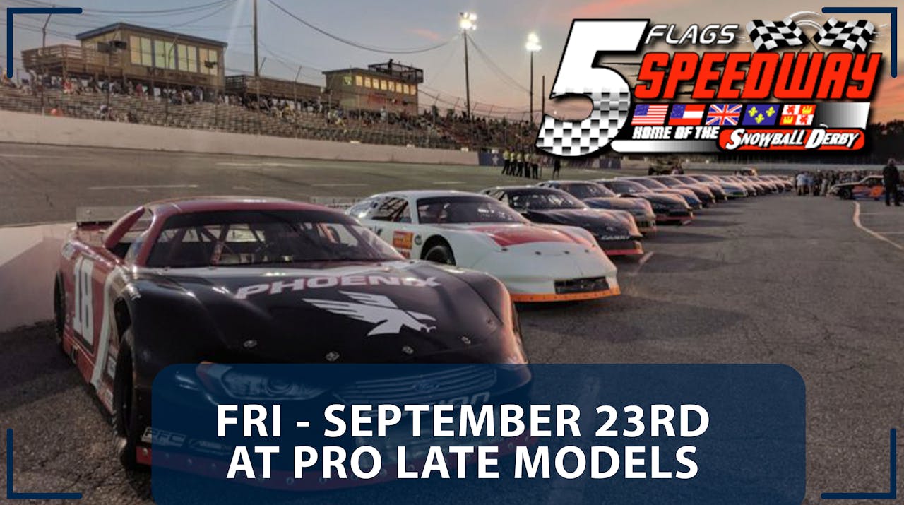 Replay - Allen Turner Pro Late Models at 5 Flags - 9.23.22 - Racing ...