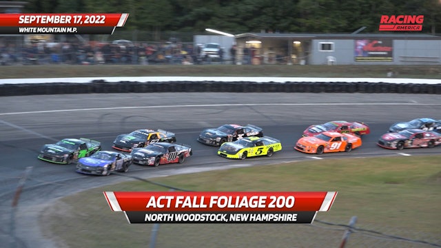 Highlights - ACT Late Models at White Mountain - 9.17.22