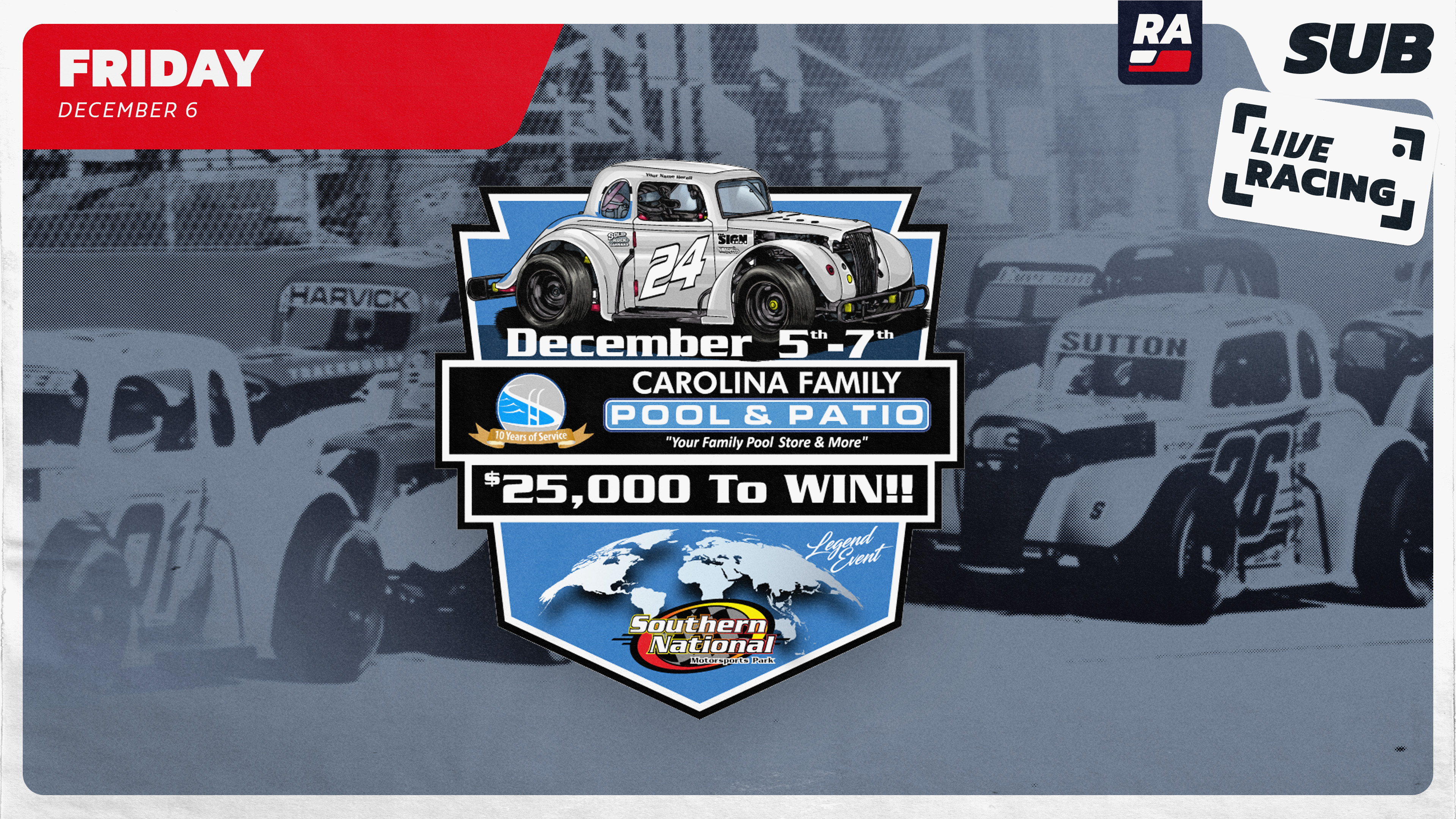 REPLAY - $25,000 to Win Legends Qualifying at Southern National (NC) - 12.6.24