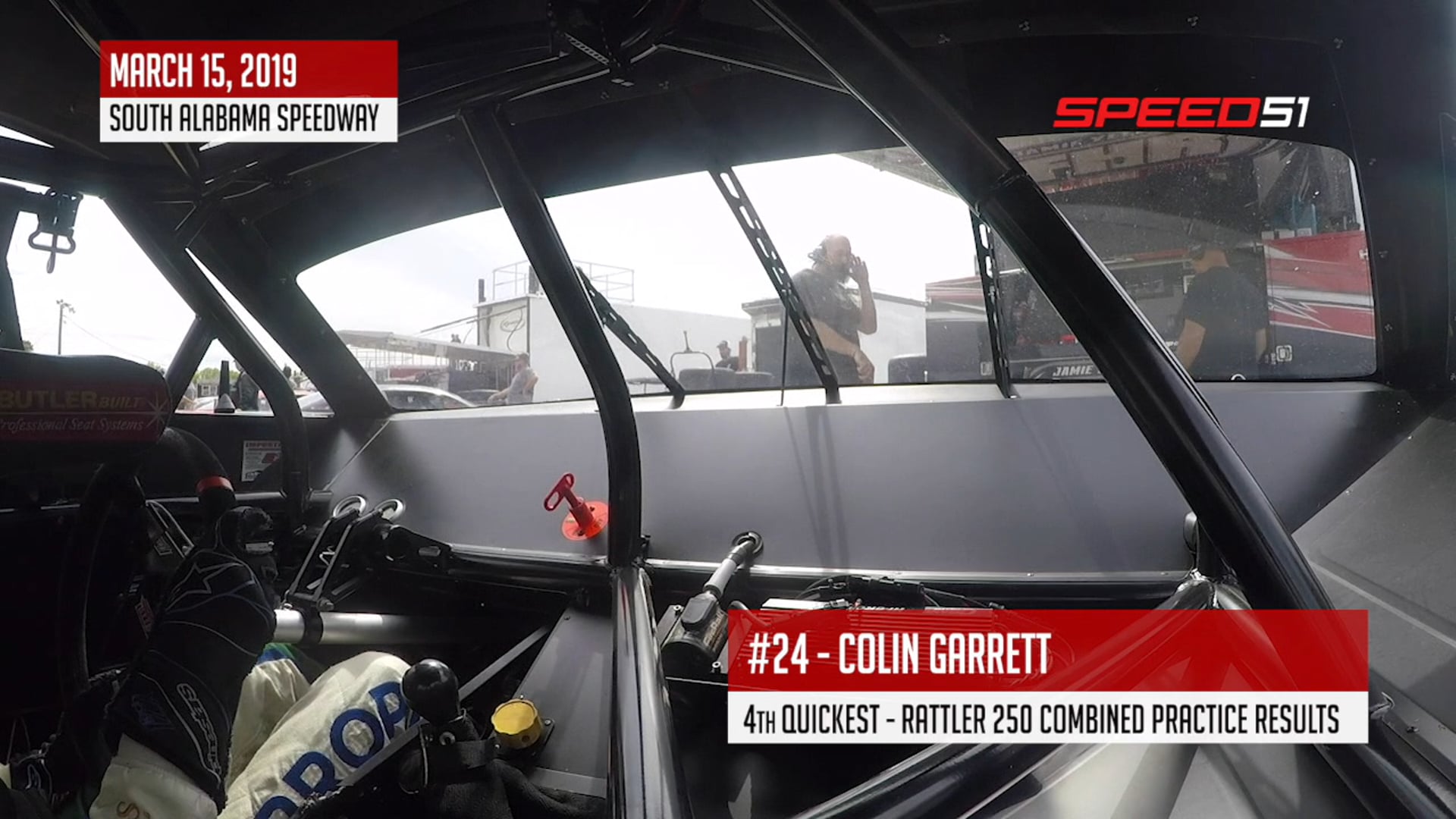 Onboard - Colin Garrett Rattler 250 Practice Day - 3.15.19