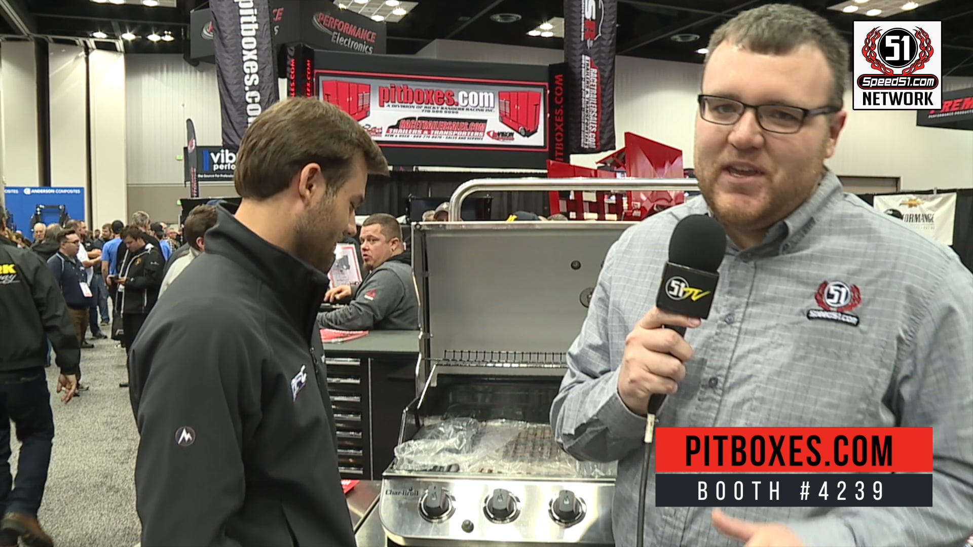 2017 PRI - Pit Boxes - Full of Bright Red Boxes