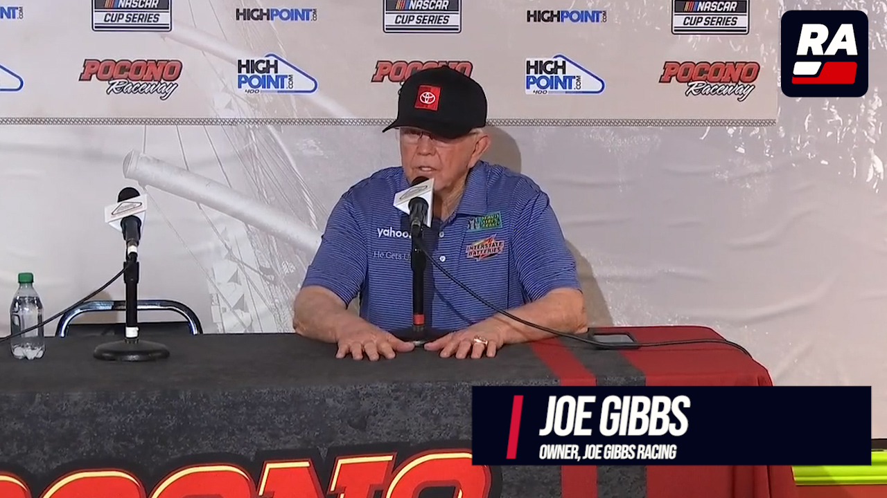 Joe Gibbs-Tyler Gibbs Pocono Post-Race Press Conference