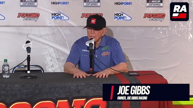Joe Gibbs-Tyler Gibbs Pocono Post-Race Press Conference