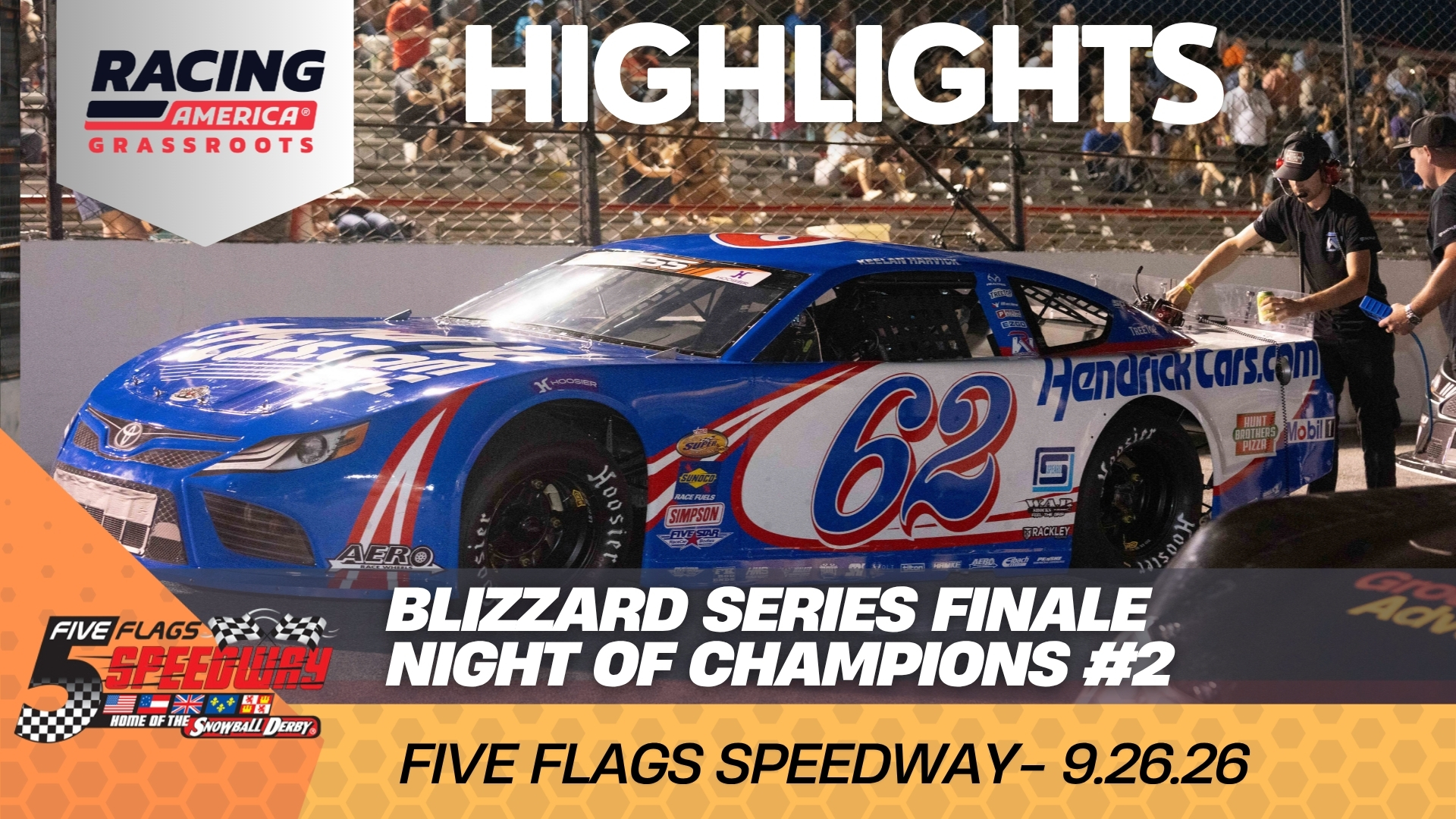Highlights - Blizzard Series Night of Champions #2 | Five Flags Speedway