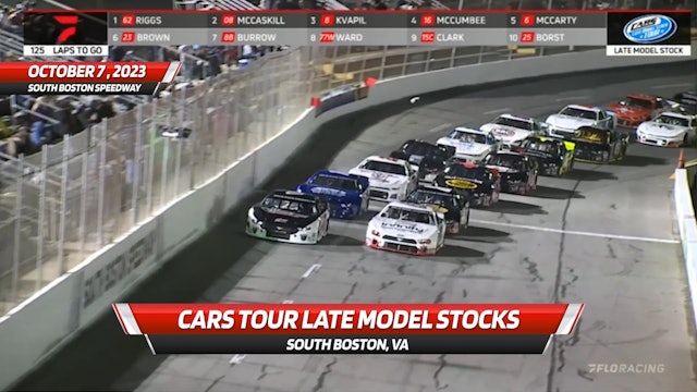 Highlights - CARS Tour Late Model Stocks at South Boston - 10.7.23