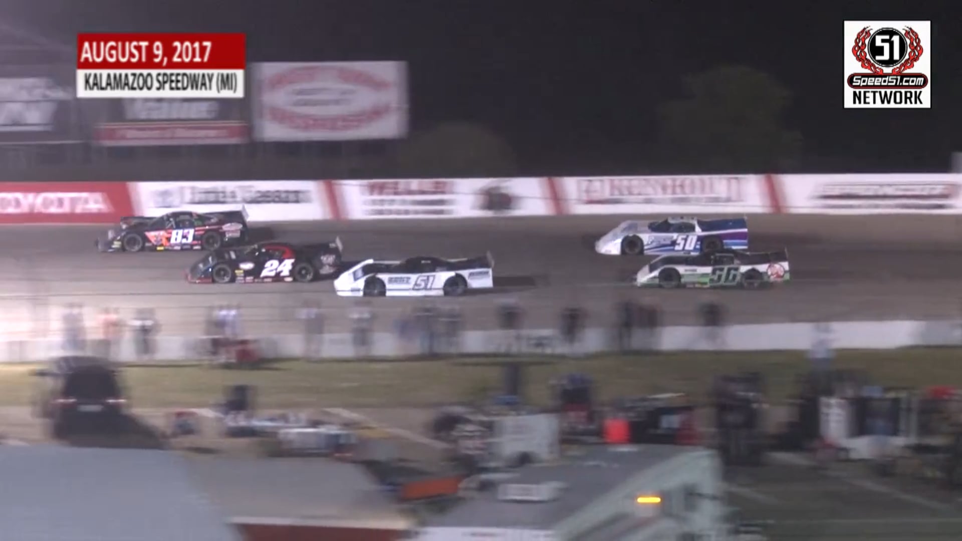 2017 Kalamazoo Klash - Outlaw Late Models - Highlights 