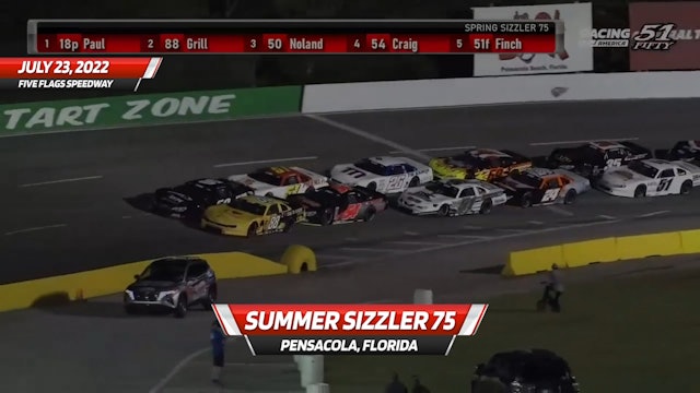 Highlights - Summer Sizzler 75 at Five Flags Speedway - 7.23.22