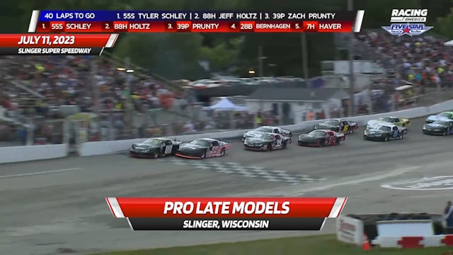 Highlights - Pro Late Models at Slinger Speedway - 7.11.23