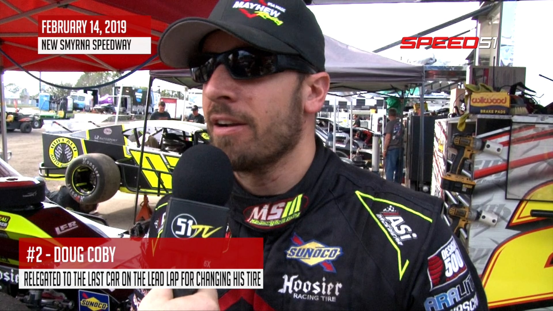 Doug Coby Breaks Asphalt World Series Tire Rules 2019