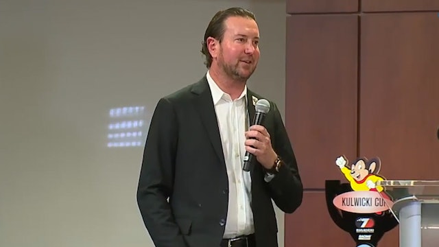 Kurt Busch Gives Passionate Speech At KDDP Banquet (2022)