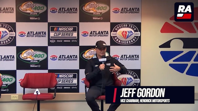 Atlanta Post-Race Press Conference - Jeff Gordon and Rudy Fugle