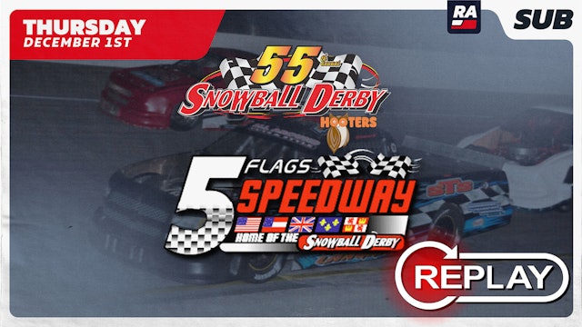 Race Replay: Thursday Features at Snowball Derby - 12.1.22