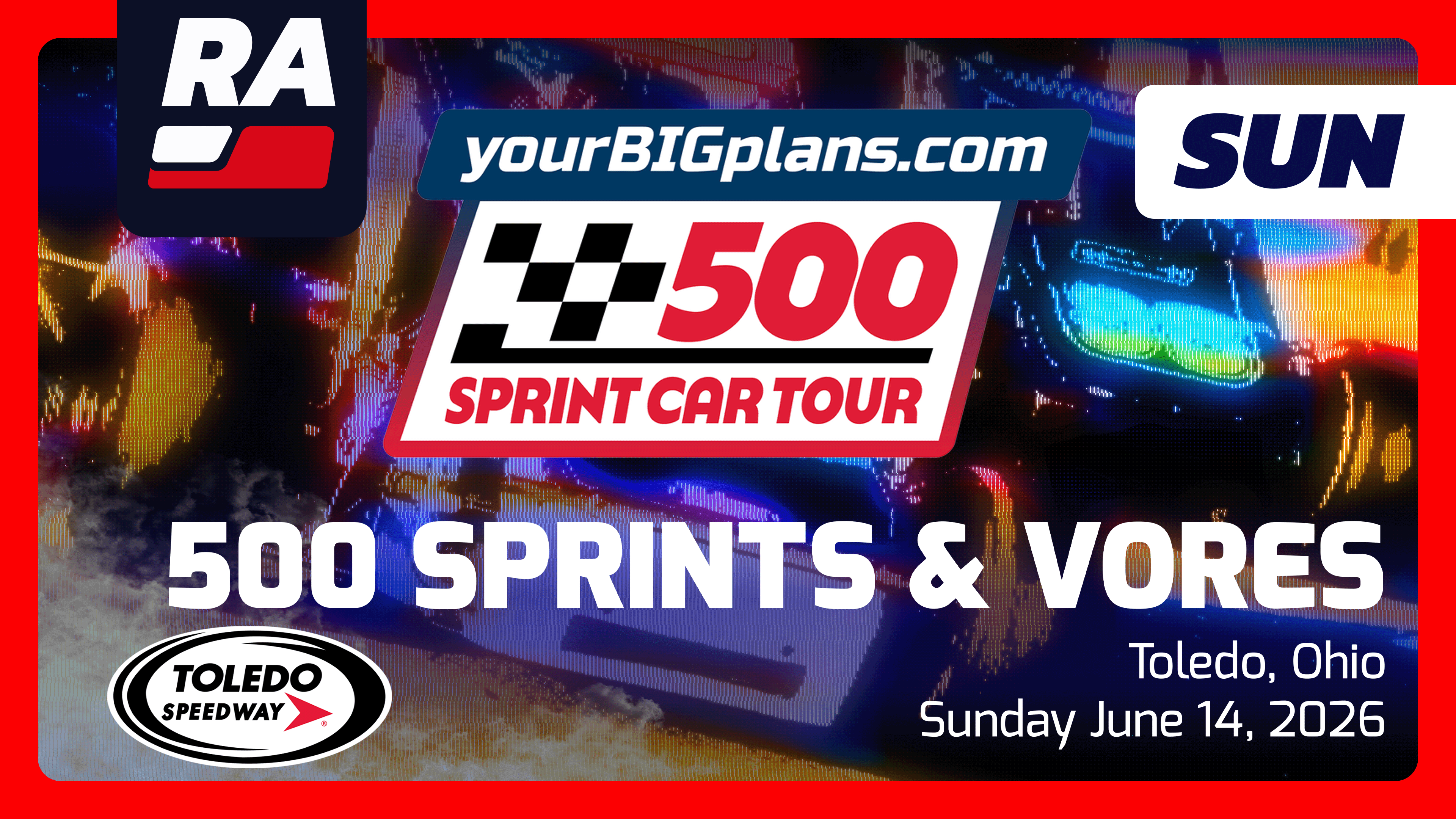 SUB 6.14.26 - 500 Sprint Car Tour / Vores Compact Touring Series at Toledo (OH)