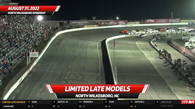 Highlights - Limited Late Models at North Wilkesboro - 8.31.22