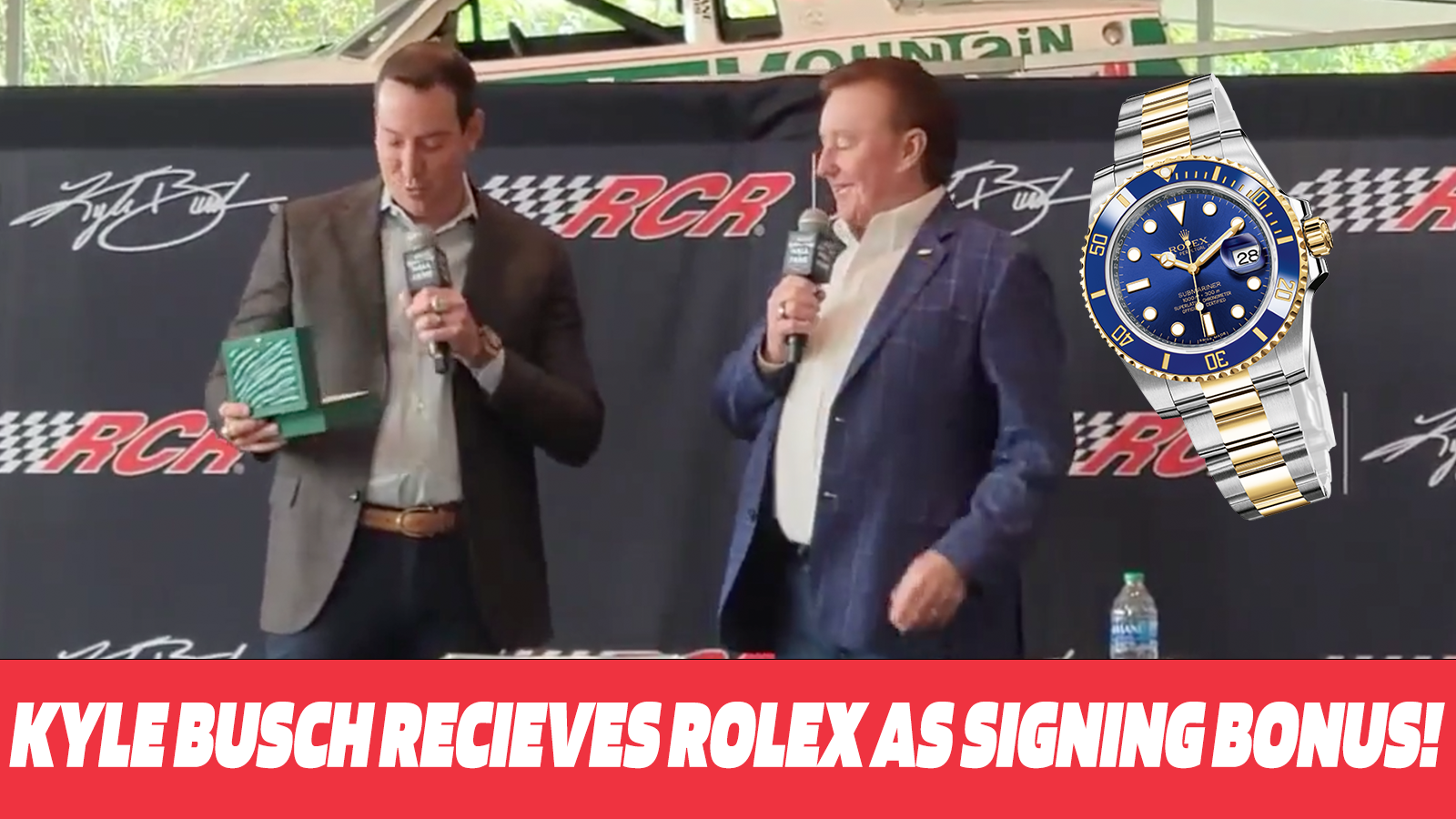 Richard Childress Gives Kyle Busch A Memorable Signing Bonus - All RCR ...