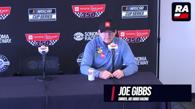 Joe Gibbs-James Small Sonoma Post-Race Press Conference