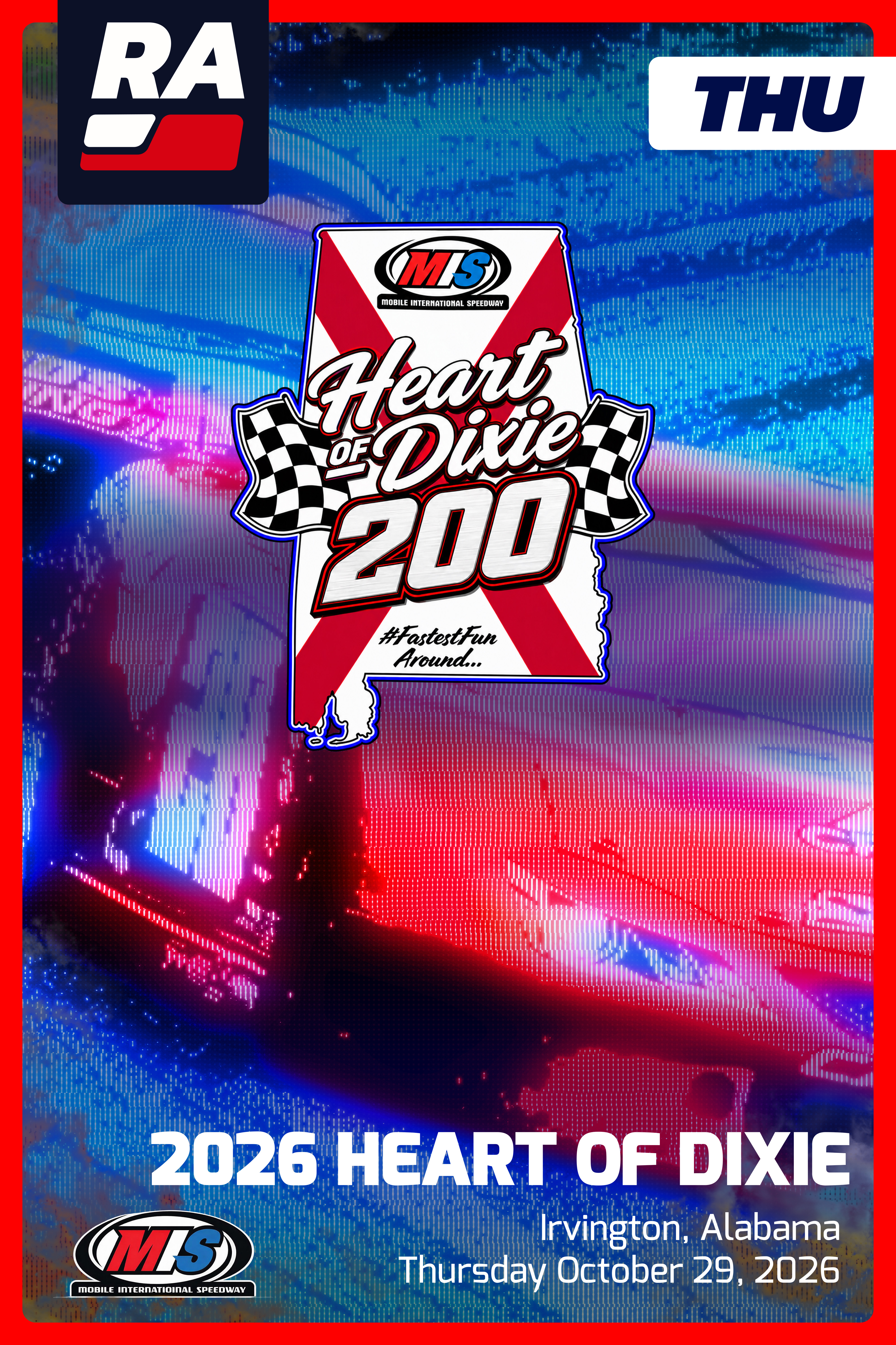 SUB 10.29.26 - Heart of Dixie THURSDAY at Mobile (AL)
