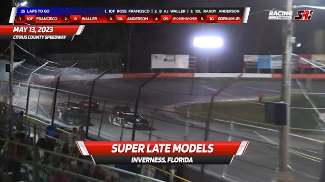 Highlights - Super Late Models at Citrus County Speedway - 5.13.23