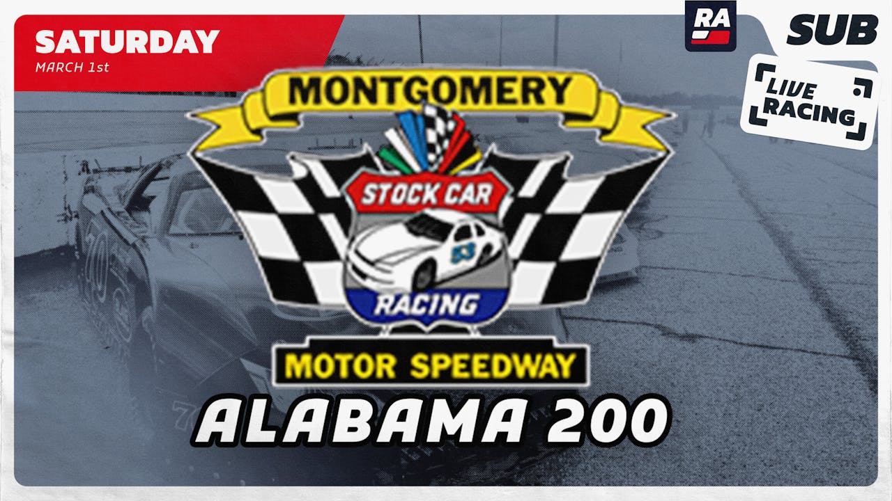 Alabama Racing Course REPLAY - Alabama 200 at Montgomery Motor Speedway (AL) - 3.1.25 - All ...