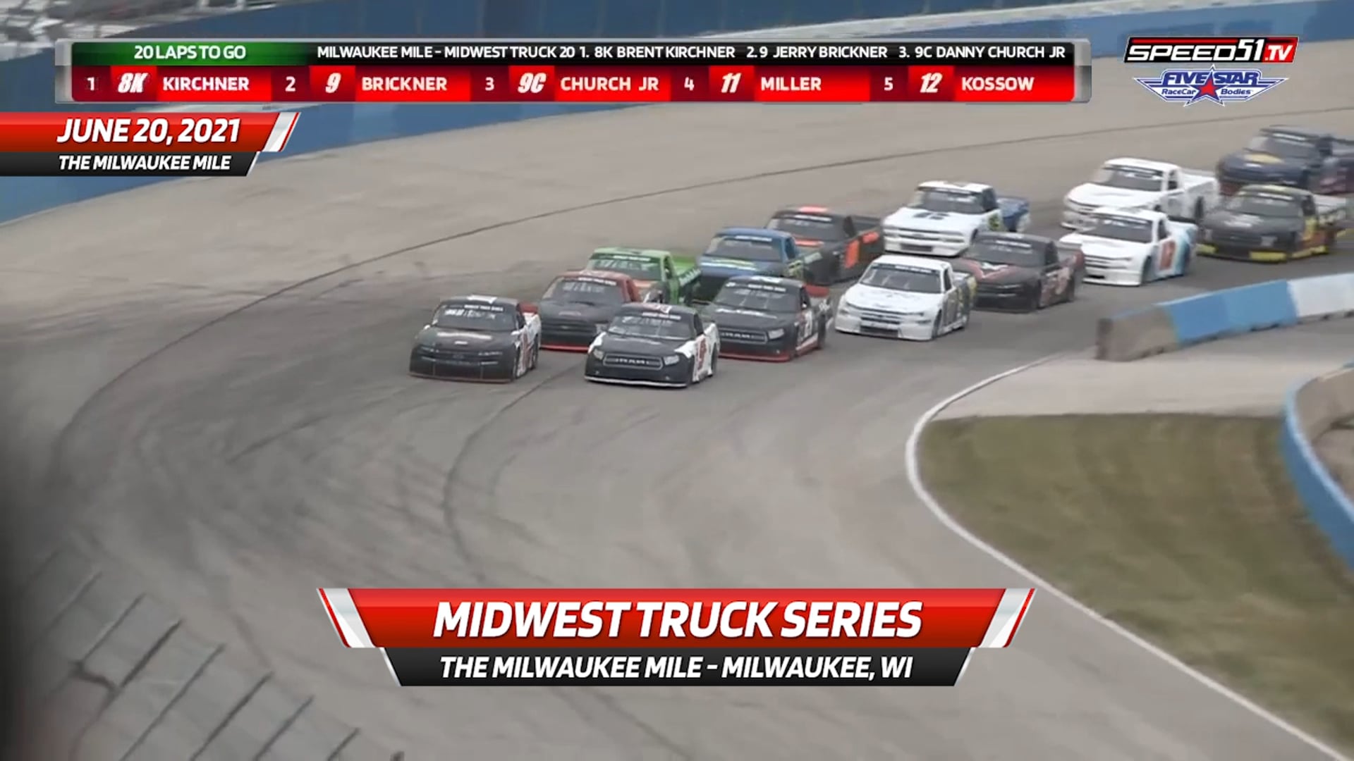 Midwest Truck Series at The Milwaukee Mile - Highlights - June 20, 2021
