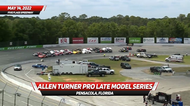 Highlights - Allen Turner Pro Late Models at Five Flags Speedway - 5.14.22