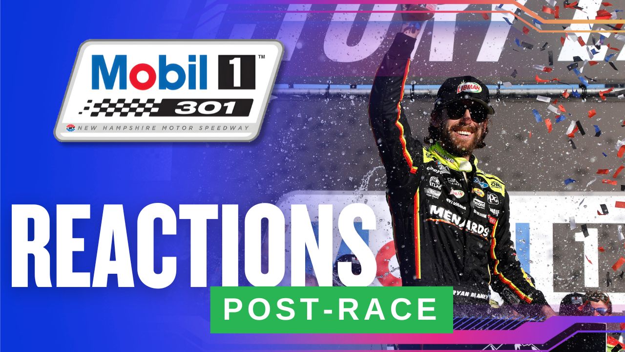 Ryan Blaney Secures Playoffs Round of 8 at New Hampshire! | Post-Race Reactions