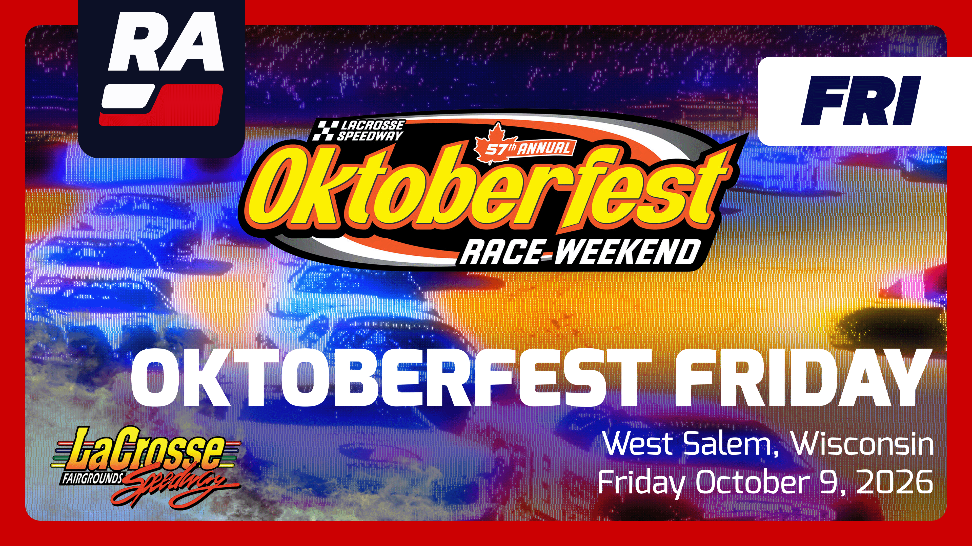 SUB 10.9.26 - Oktoberfest FRIDAY at LaCrosse Fairgrounds (WI)