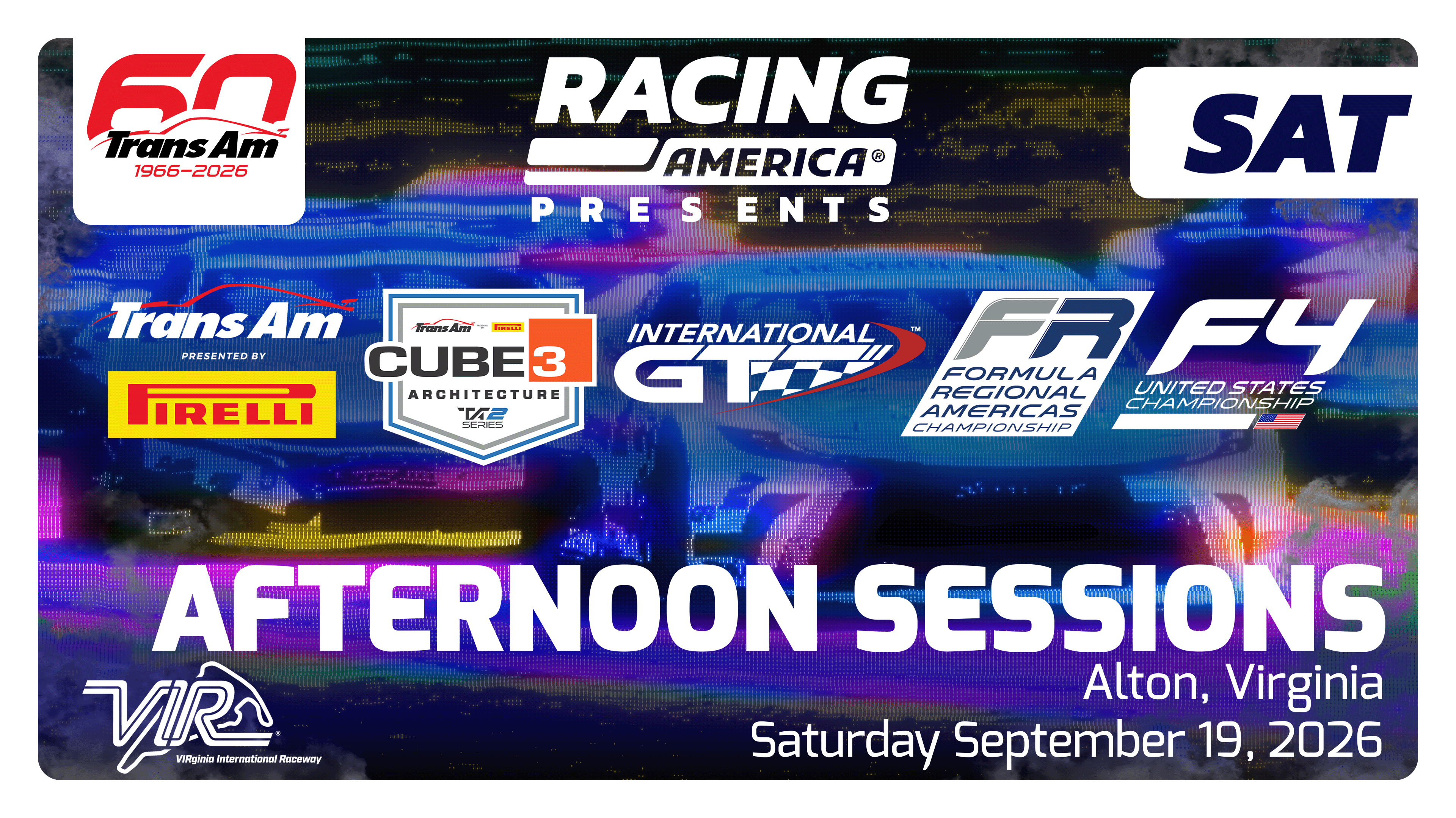 UNLOCKED 9.19.26 1:45 PM - Afternoon Sprint Race and Practice Sessions at VIRginia International Raceway (VA)