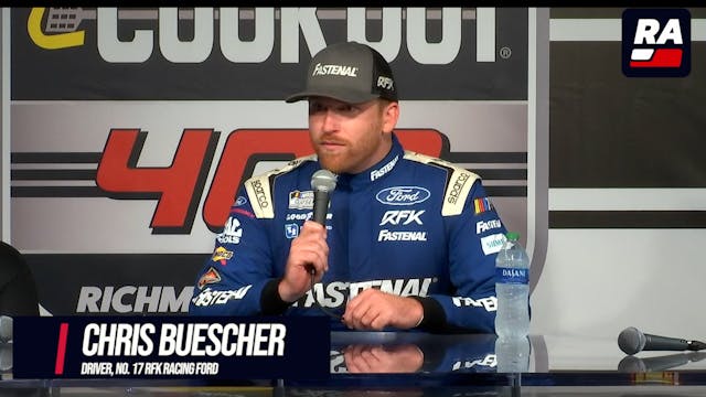 Chris Buescher Richmond Post-Race Pre...