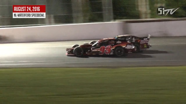 Tri-Track Modifieds Waterford - Highlights - Aug. 25, 2016