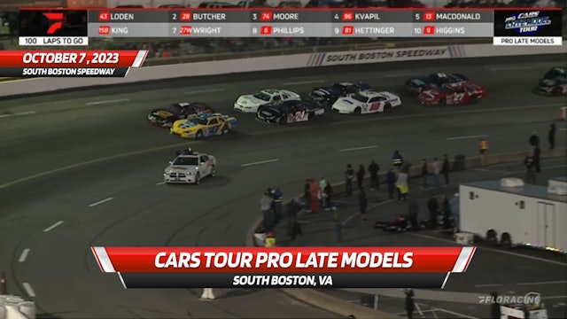 Highlights - CARS Tour Pro Late Models at South Boston - 10.7.23