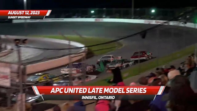 Highlights - APC United Late Model Series at Sunset Speedway - 8.12.23