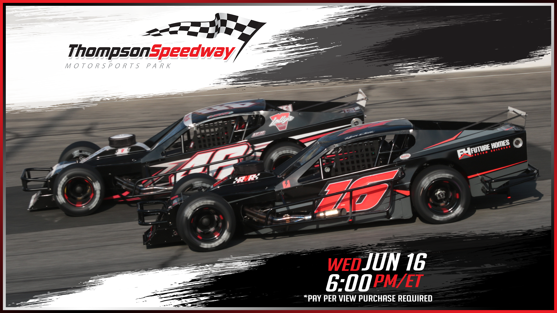 Outlaw Open Modified Series at Thompson - Replay - June 16, 2021