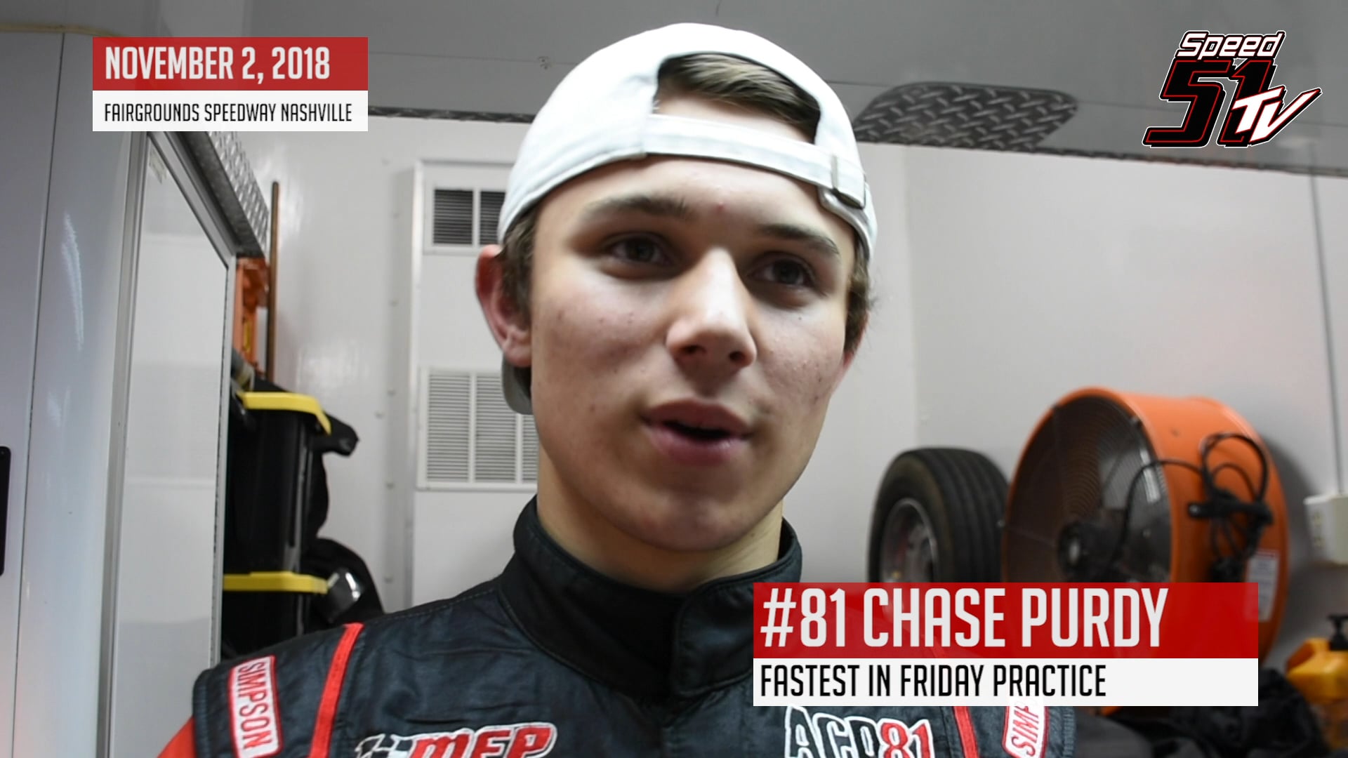 Ankrum & Purdy - All American 400 Practice at Nashville - 1-on-1 - Nov. 2, 2018