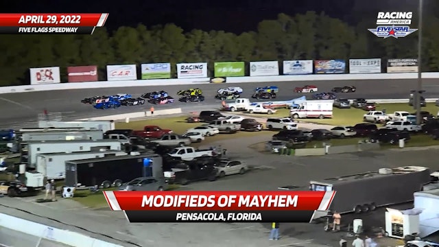 Highlights - Modifieds of Mayhem at Five Flags Speedway - 4.29.22