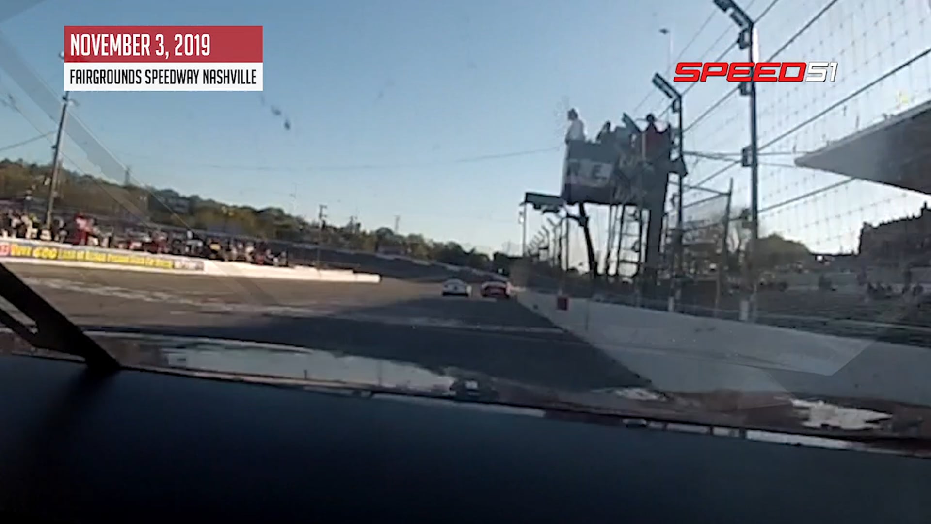 Josh Brock from All American 400 at Nashville - On Board - Nov. 3, 2019 