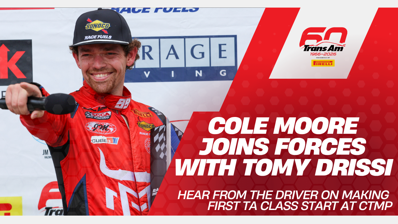 Cole Moore Makes His TA Debut at CTMP | Trans Am Series
