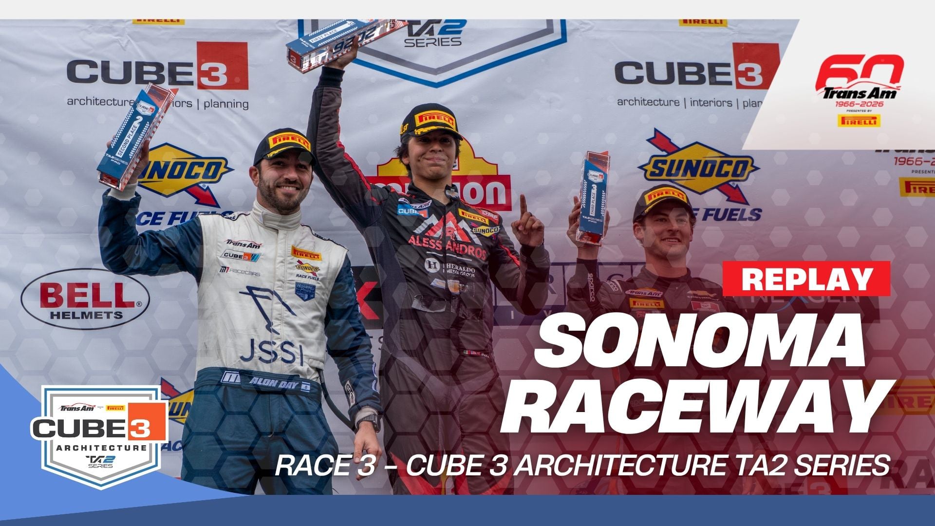 REPLAY -  Trans Am CUBE 3 Architecture TA2 Series Day 1 at Sonoma (CA) - 4.25.26