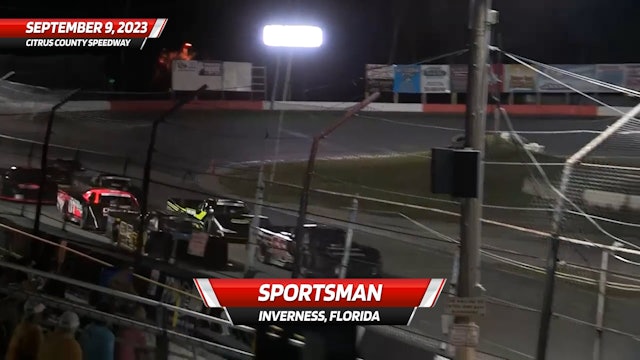 Highlights - Sportsman at Citrus County Speedway - 9.9.23