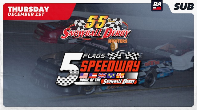 Replay - Thursday Features at Snowball Derby - 12.1.22
